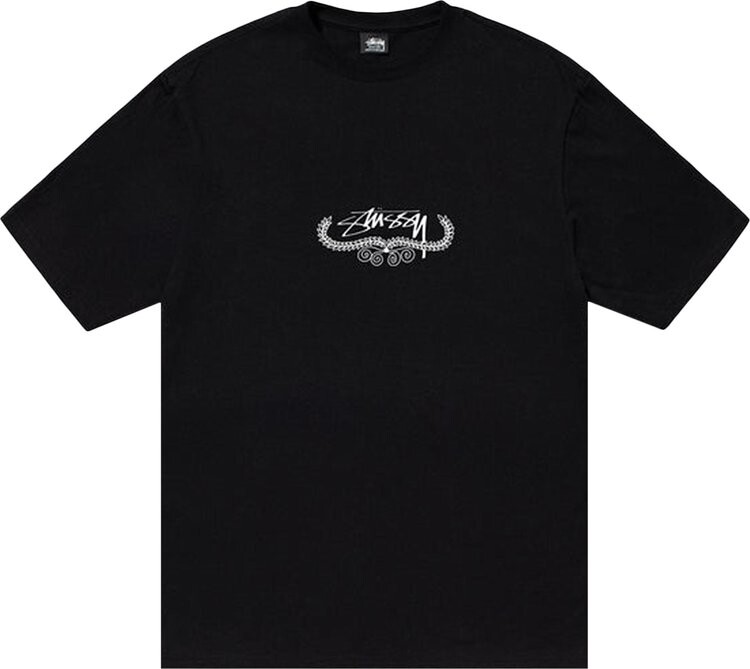 

Футболка Stussy Wreath Tee 'Black', черный