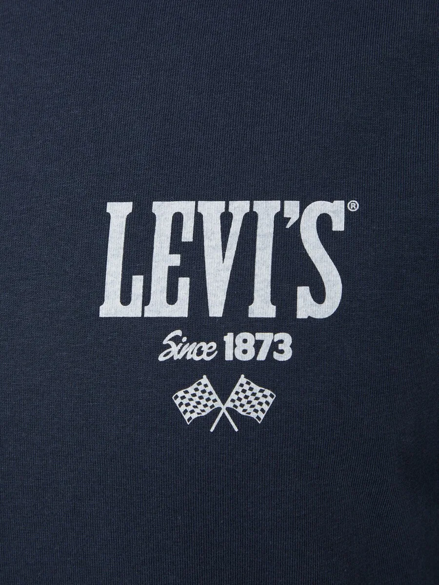 Футболка LEVI'S, темно-синяя LEVI'S — фото 4