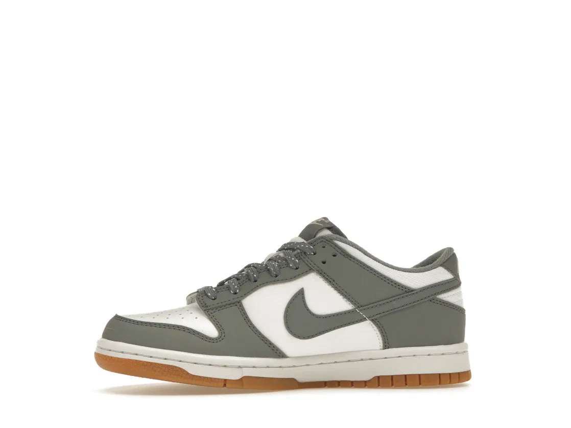 Детские кроссовки Lifestyle Nike Dunk Low Reflective Grey, White/Smoke Grey/Light Iron Ore/Gum Light Brown/Reflect Silver — фото 3