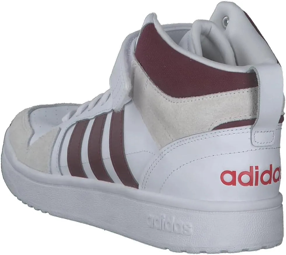Мужские кроссовки Adidas Originals Postmove Mid, белый/красный — фото 4