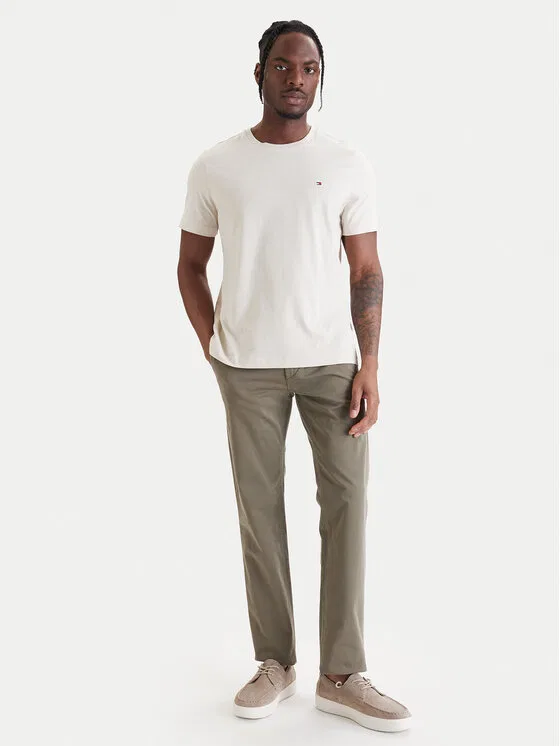 Футболка regular fit Ess Seasonal Tommy Hilfiger, бежевый — фото 2