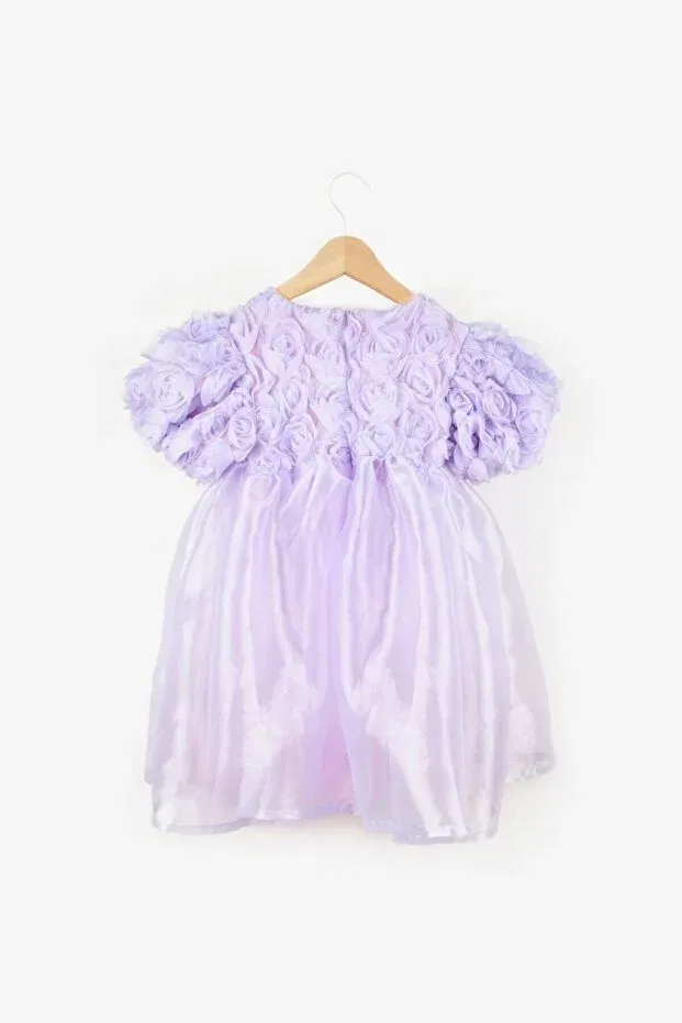 Детское платье для девочек с принтом Fallon Le Mabelle, Lilac — фото 3