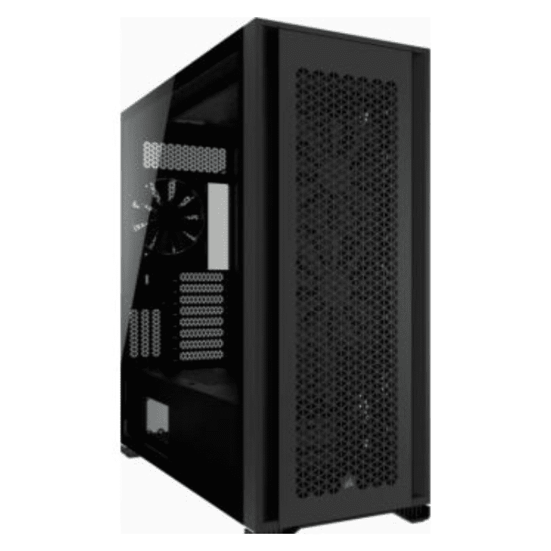 Корпус Corsair 7000D Airflow Black Full Tower 3 вентилятора 140 мм, USB Type-C, E-ATX/ATX/mATX/mITX, CC-9011218-WW - фото