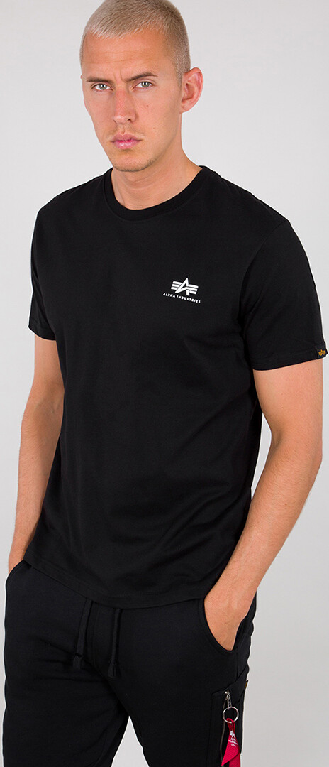 

Футболка Alpha Industries Backprint, черная