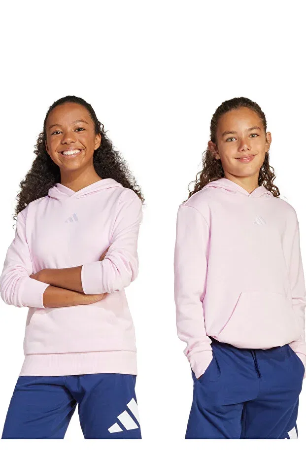 Детское худи для девочек хлопковое Adidas, Pink