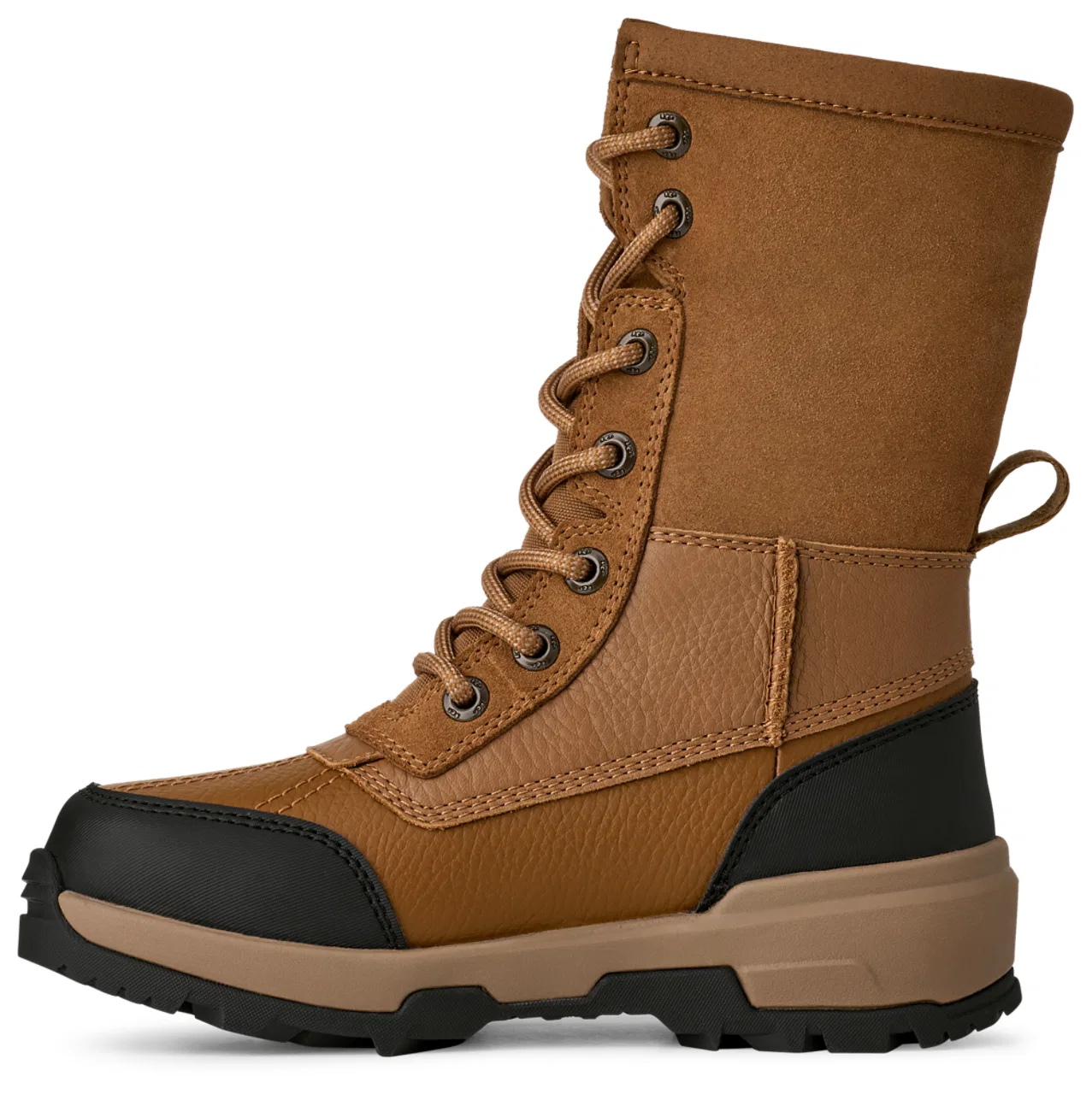 Детские зимние ботинки Adirondack UGG, цвет Black/Chestnut — фото 2