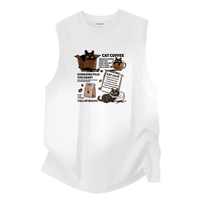 Детский хлопковый танк-топ Tonlion, Pure Cotton Tank Top, Heather Navy — фото 3