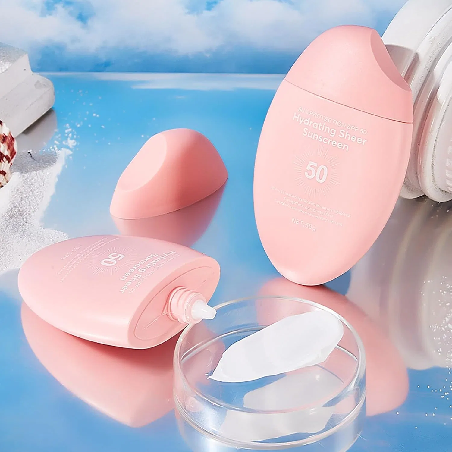 Солнцезащитный крем SPF 50, 50 г, 2 шт Generisch — фото 4