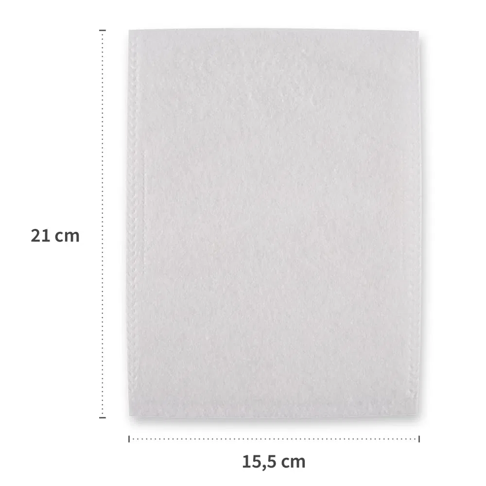 Мочалки одноразовые Molton, белые, 21x15.5 см, 1000 шт, Franz Mensch — фото 2
