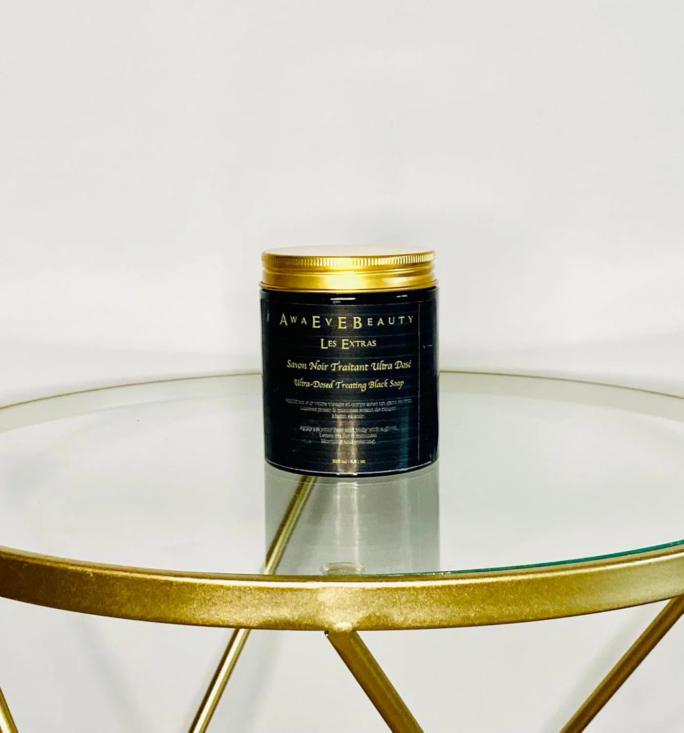 Черное мыло концентрированное Awa Eve Beauty, 250 г, Aloe Vera