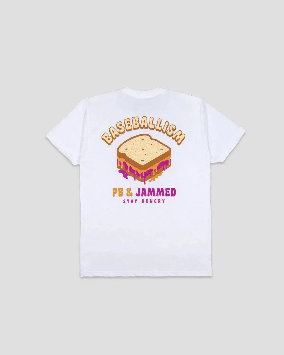 Детская футболка для мальчиков с принтом Pb & Jammed Baseballism, White — фото 2