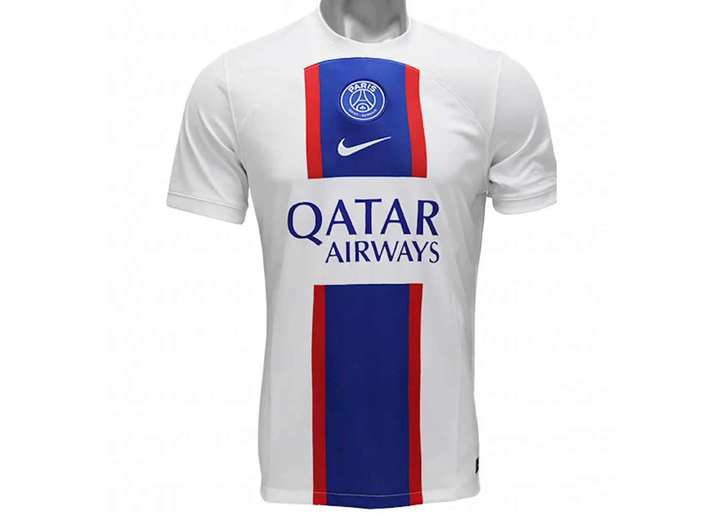 Мужская футбольная джерси Nike Paris Saint-Germain 2022/23 Stadium Third, White