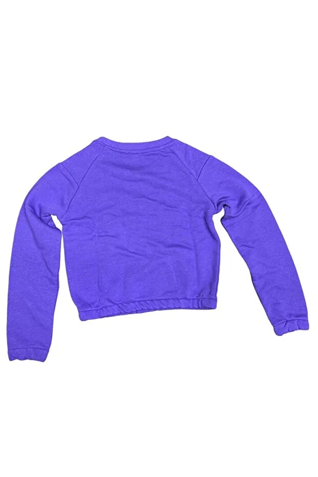Детская толстовка для девочек с длинным рукавом Benetton, Purple — фото 2