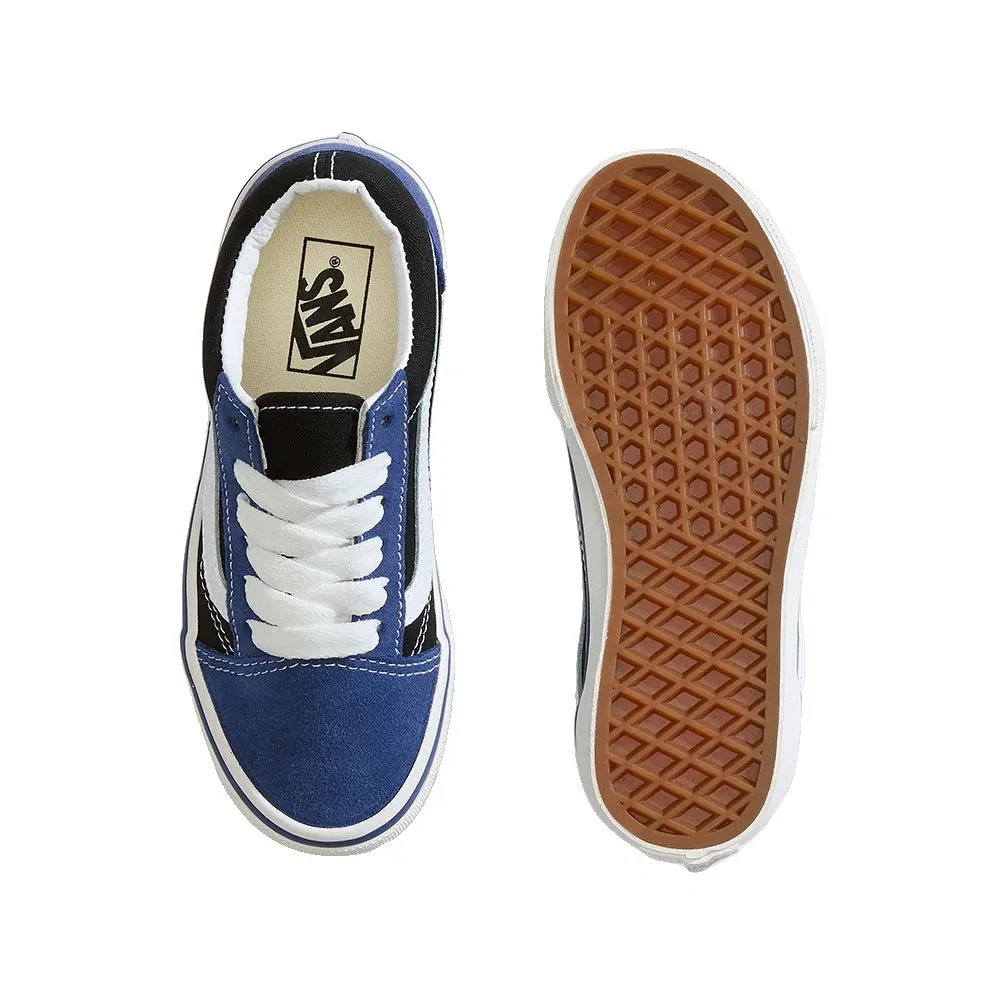 Детские кроссовки с культовой полосой Sidestripe Vans Old Skool, Blue — фото 4