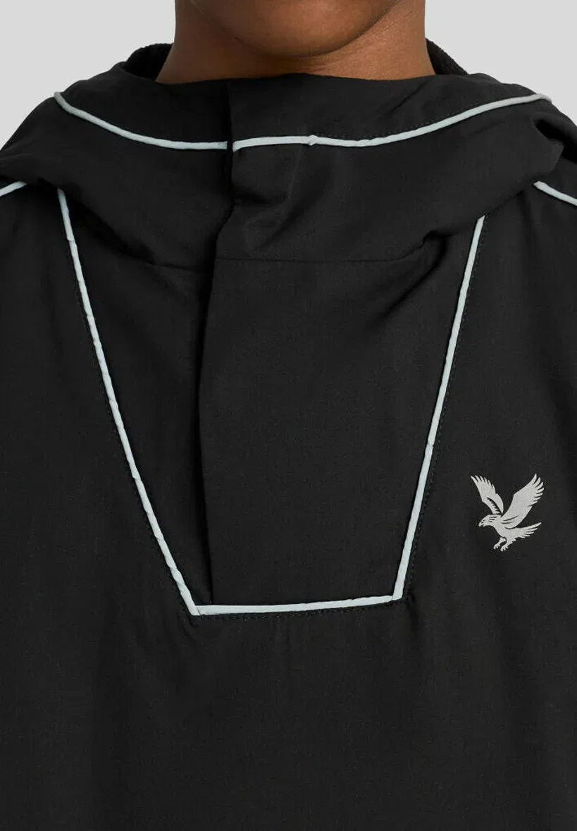 Куртка средней высоты со светоотражающей окантовкой, легкая куртка Lyle & Scott, Z Jet Black — фото 4