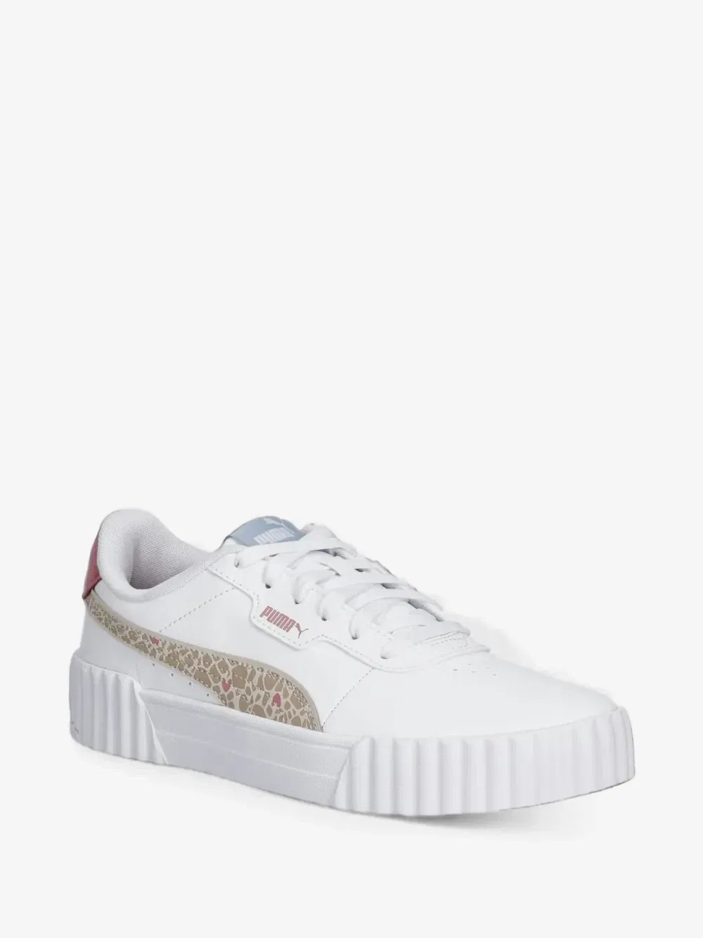 Кроссовки Carina 3.0 Winter Safari Puma Kids, белый