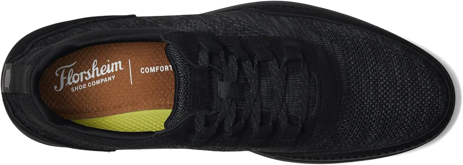 Мужские слипоны Florsheim Launch Knit с эластичной шнуровкой, черный — фото 2