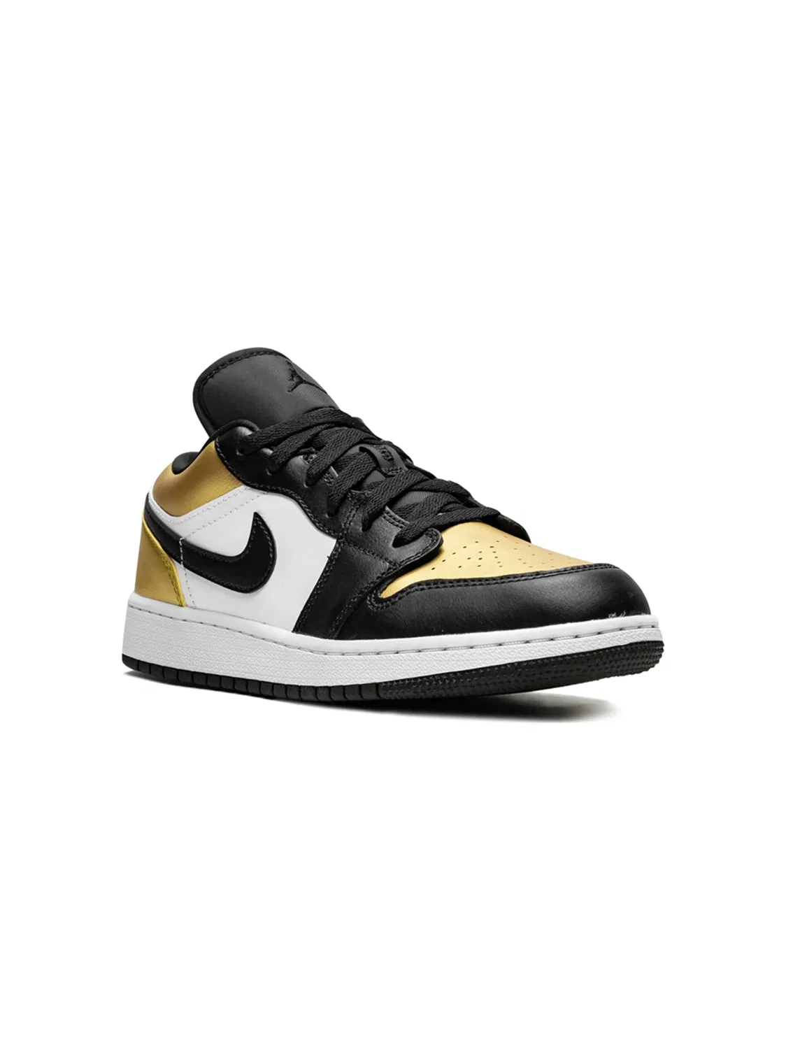 Кроссовки Air Jordan 1 Low с золотыми акцентами