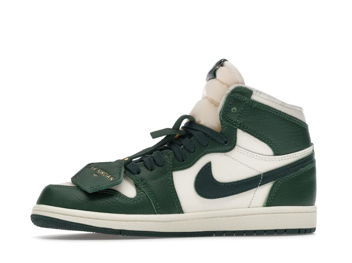 Детские кроссовки Lifestyle с высоким верхом Jordan 1 Retro High OG Jordan, Pale Ivory/Pro Green/Fir/Coconut Milk — фото 3