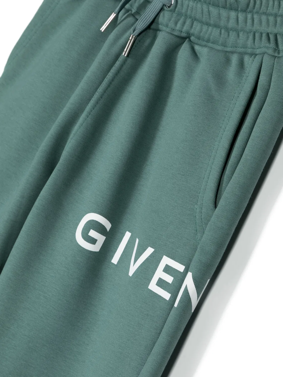 Спортивные флисовые брюки зеленые Givenchy, зеленый — фото 3