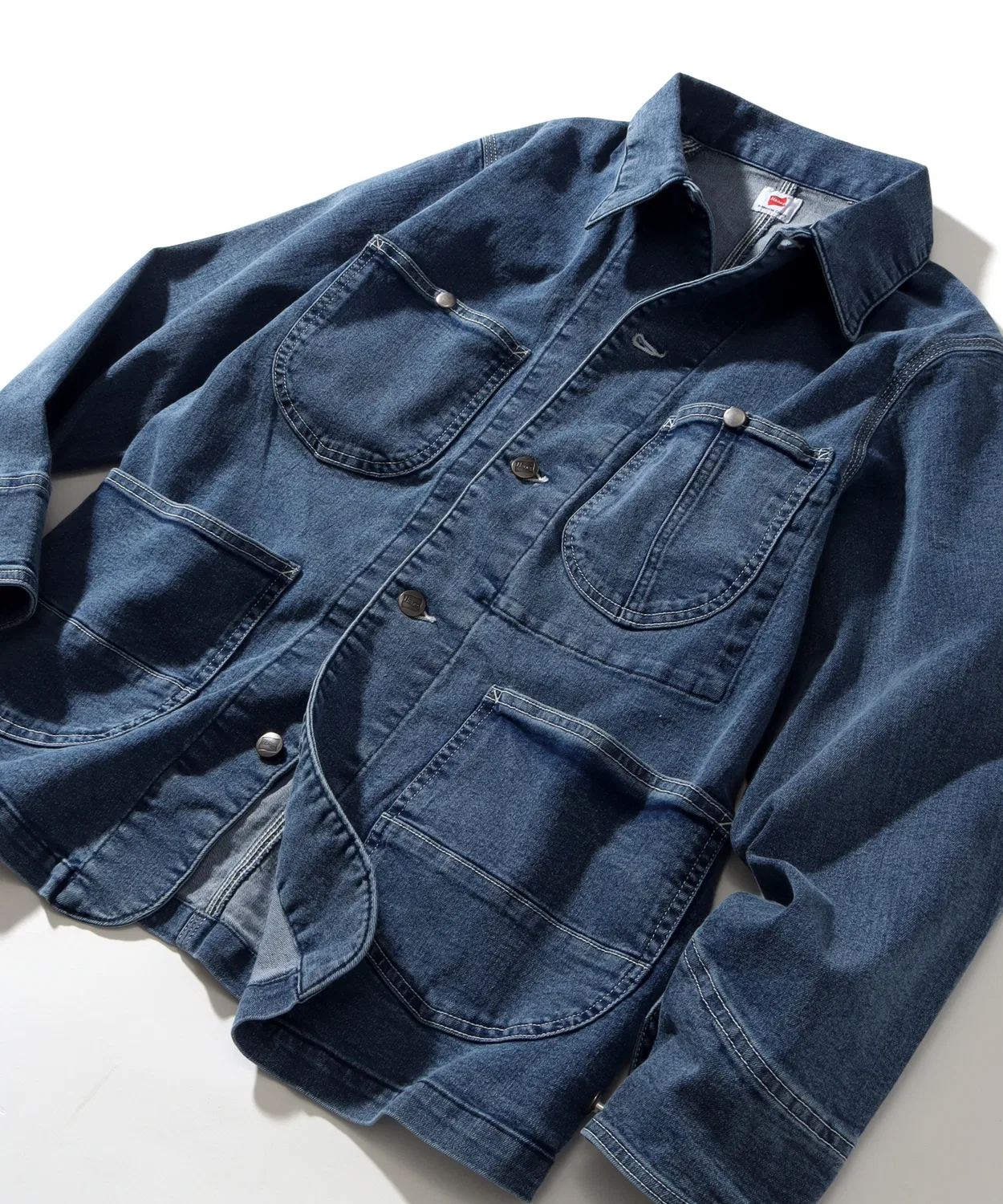 Детский денимовый комбинезон с длинным рукавомHANES, Blue