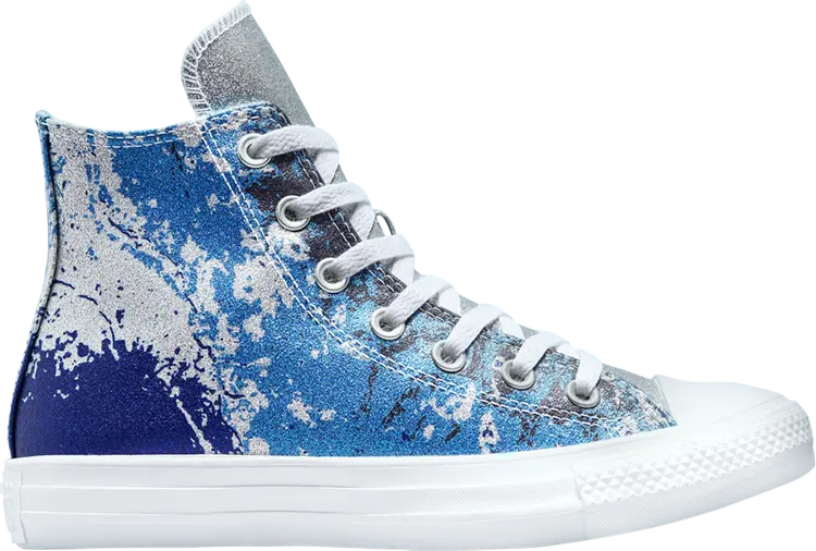 Кроссовки Converse Wmns Chuck Taylor All Star High Hybrid Shine - Gradient Blue, синий
