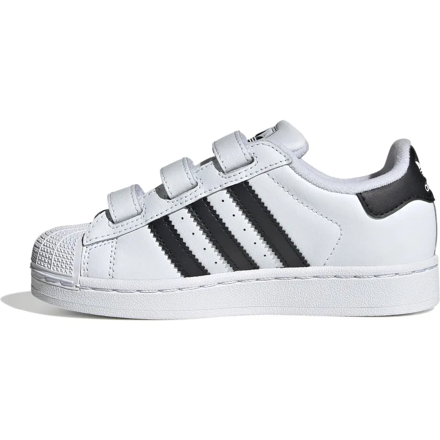 Детские спортивные кроссовки с закрытой пяткой Superstar II Comfort Closure adidas, Черный — фото 2