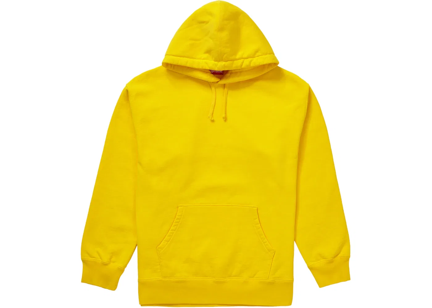 Мужской худи с принтом Supreme Rhinestone Script Sweatshirt, Yellow
