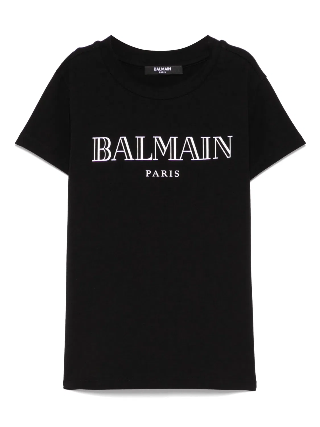 Футболка с короткими рукавами Balmain, черный