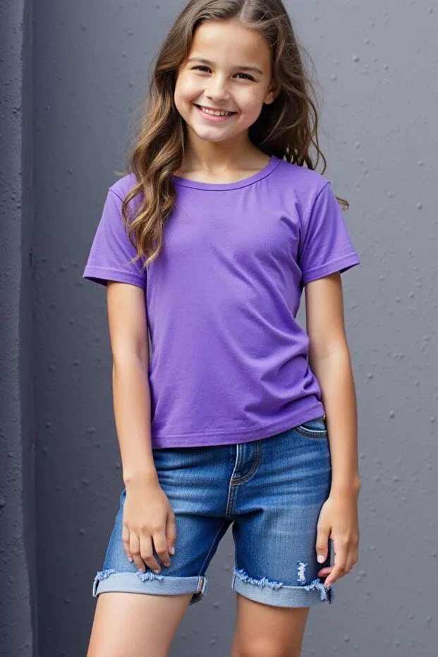 Детская футболка хлопковая Cloise, Magenta — фото 4