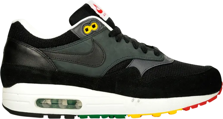 

Кроссовки Nike Air Max 1 'Rasta', черный