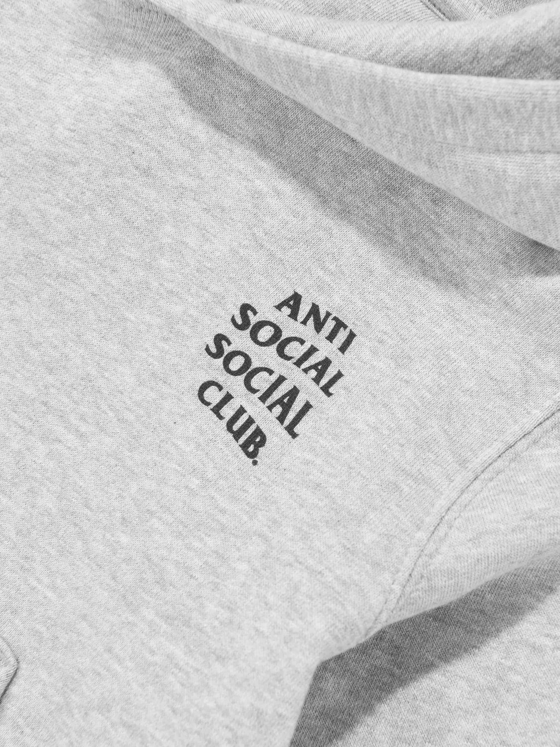 Худи с логотипом Anti Social Social Club Kids, серый — фото 3