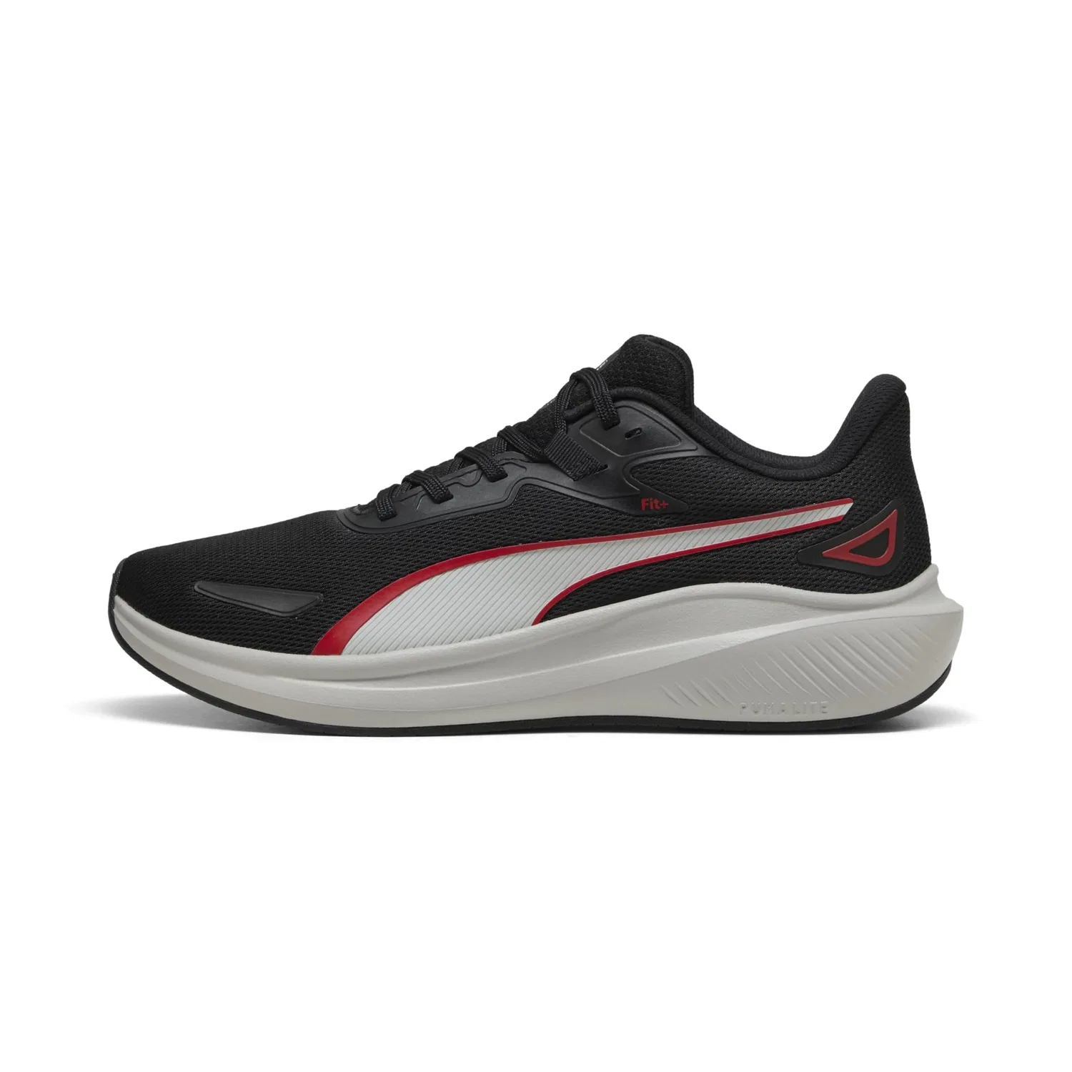 Детские беговые кроссовки с сетчатым верхом Skyrocket Lite Adult PUMA PUMA Black For All Time Red Cool Light Gray — фото 3