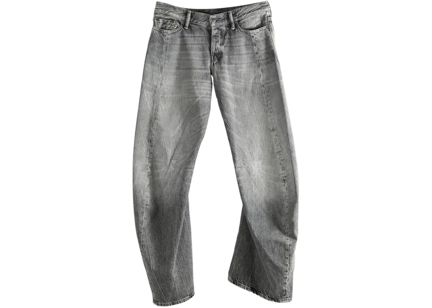 Женские джинсы свободного кроя 2006F Acne Studios, Washed Black