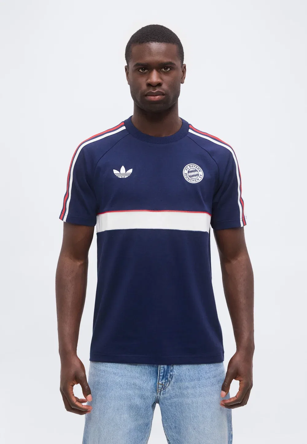 Футбольный клуб "Бавария Мюнхен" - клубная форма Adidas Originals, Night Indigo/Core White