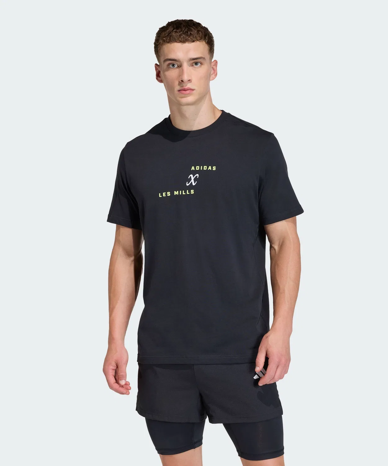 Мужская футболка свободного кроя с графическим принтом One Tribe Adidas, Black
