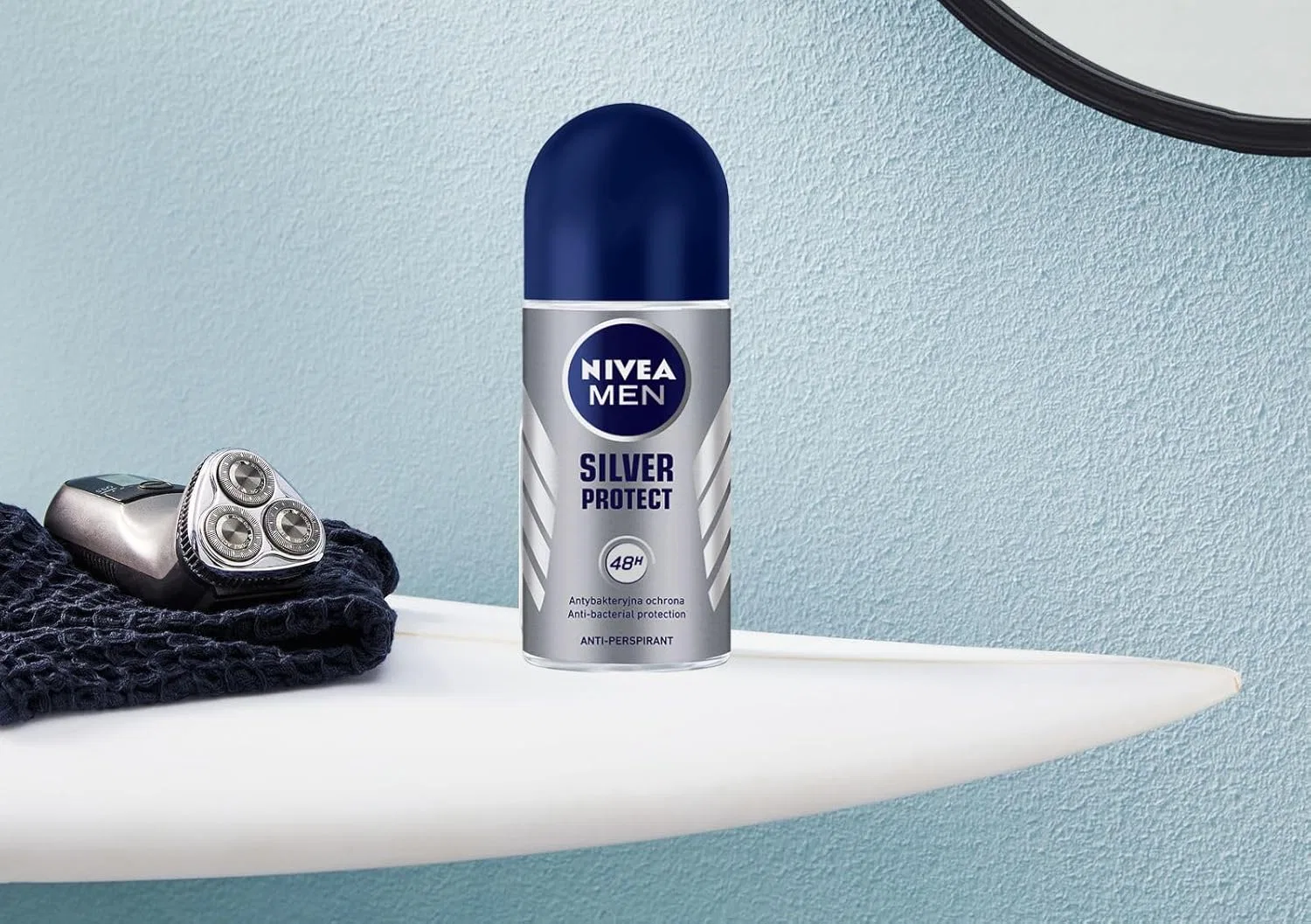 Антиперспирант-ролик Silver Protect, NIVEA, 50 мл — фото 2