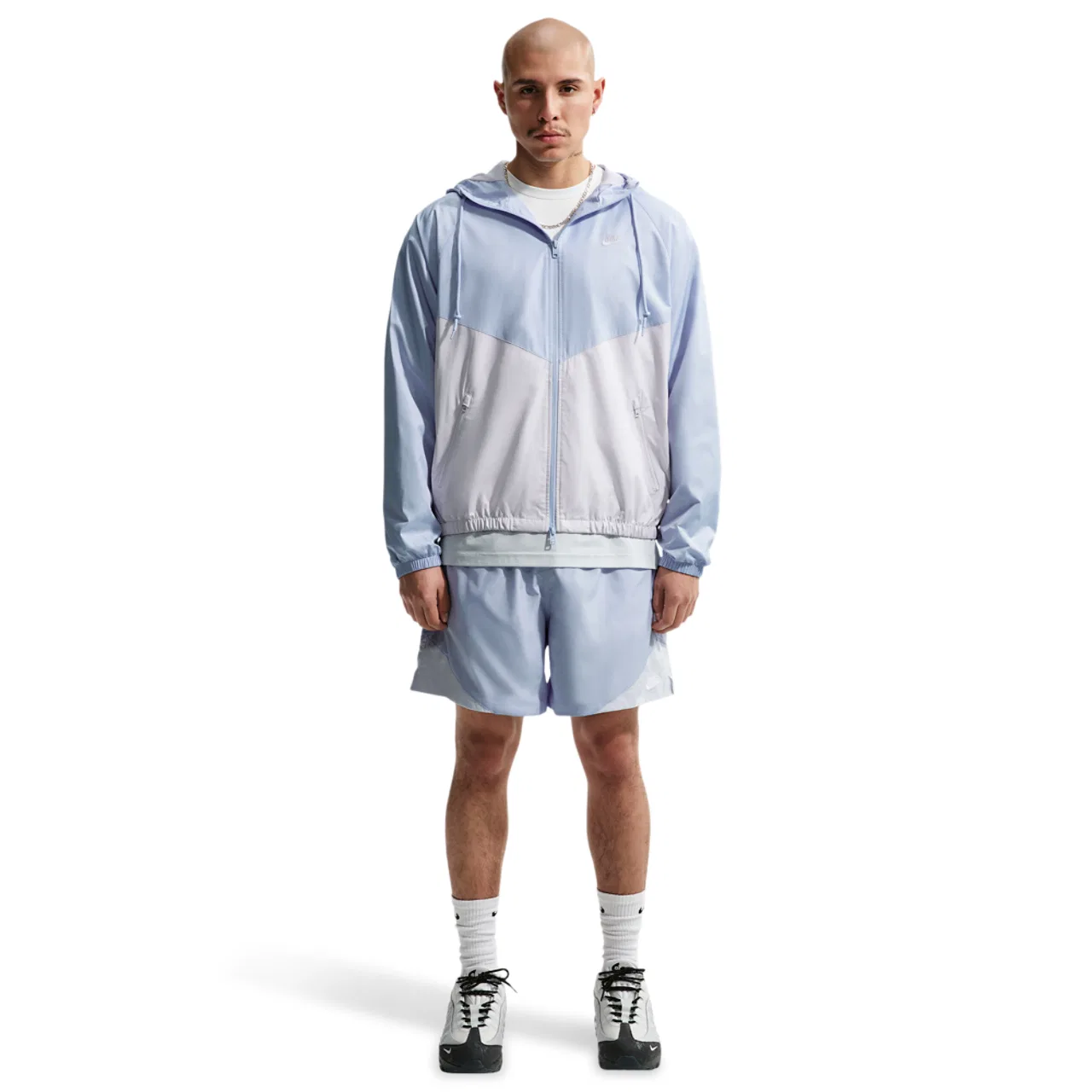 Ветровка мужская Windrunner Nike, серый/синий — фото 4