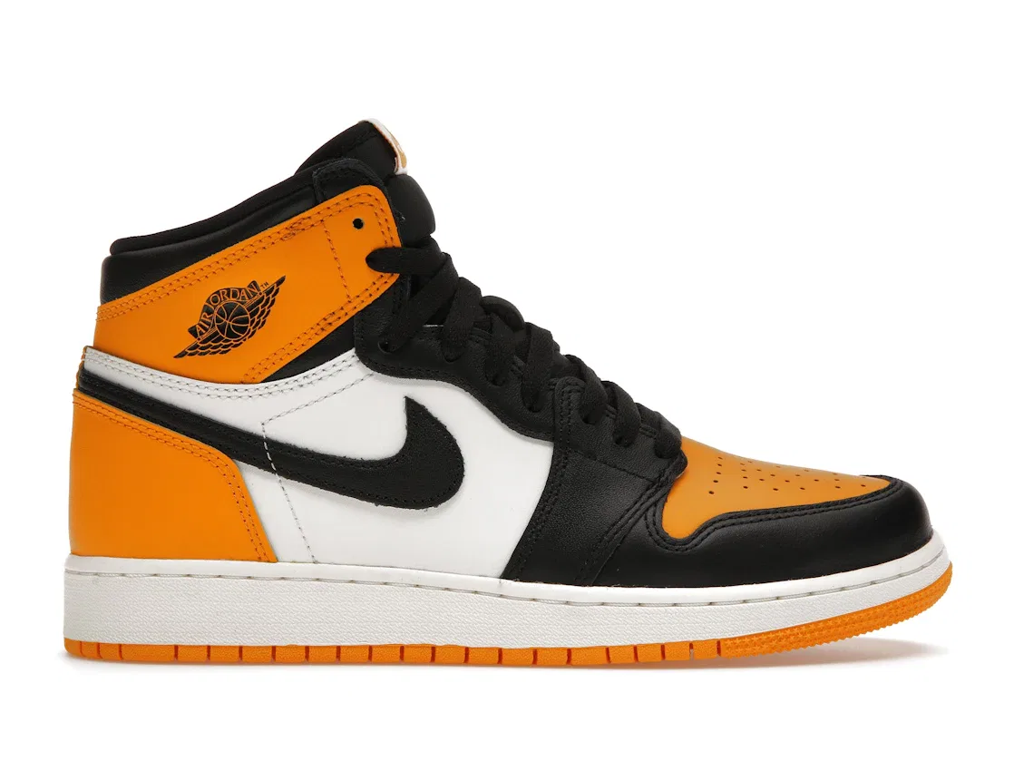 Детские кроссовки с принтом Jordan 1 Retro High OG Jordan, Taxi/Black-Sail