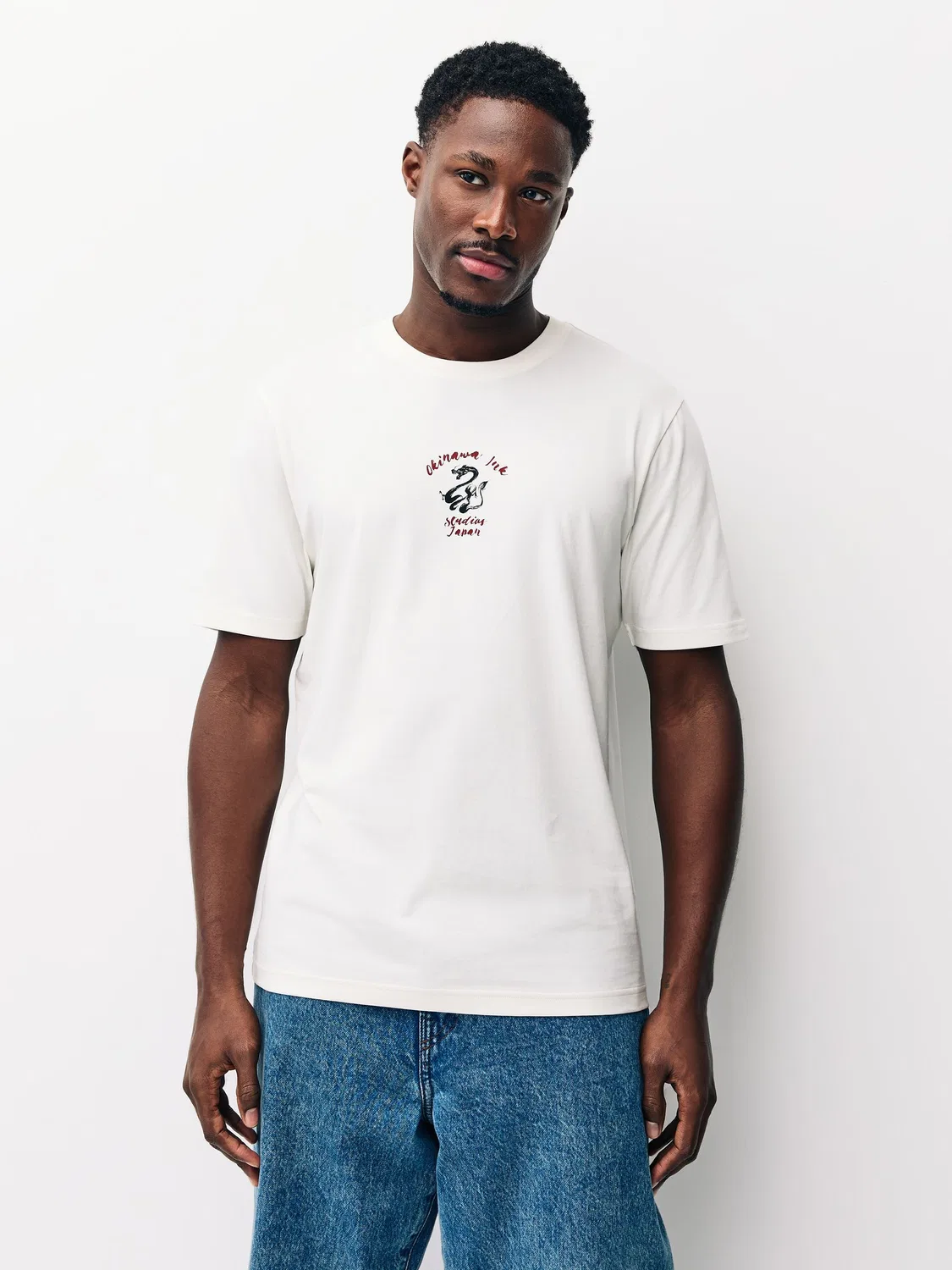 Футболка с графическим принтом 3шт, Regular Fit Next, Navy/Ecru White/Teal — фото 4