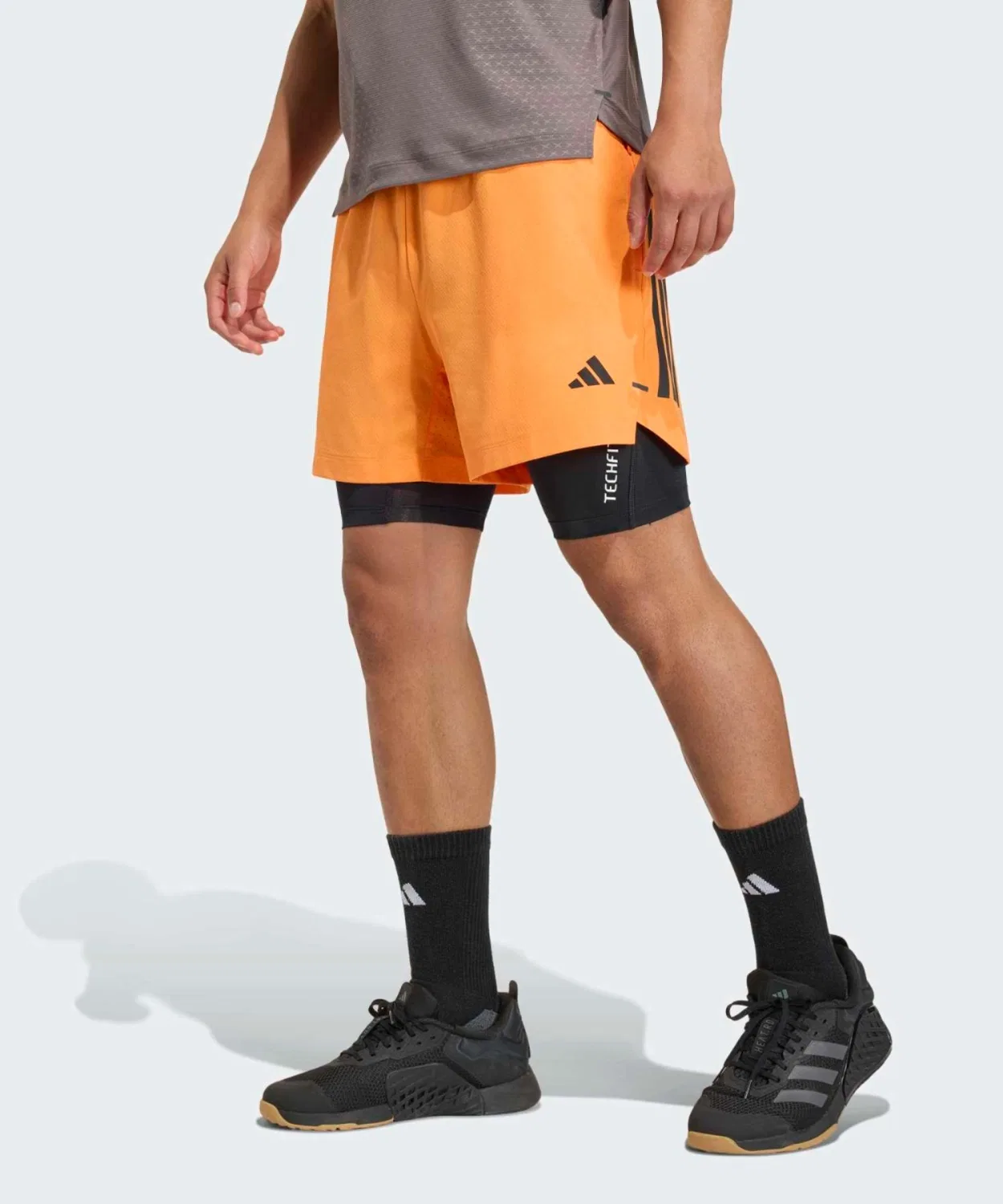 Мужские шорты D4T Power Three Stripes Adidas, Orange