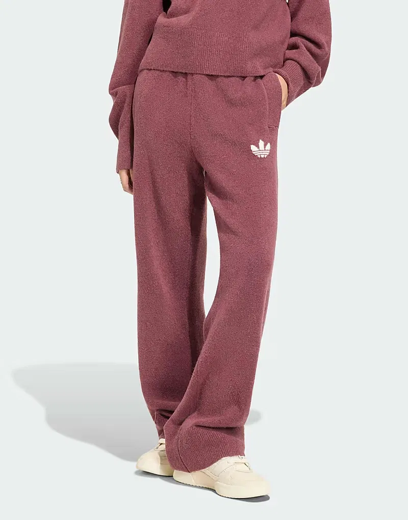 Трикотажные брюки Adidas Originals Essentials, бордовый