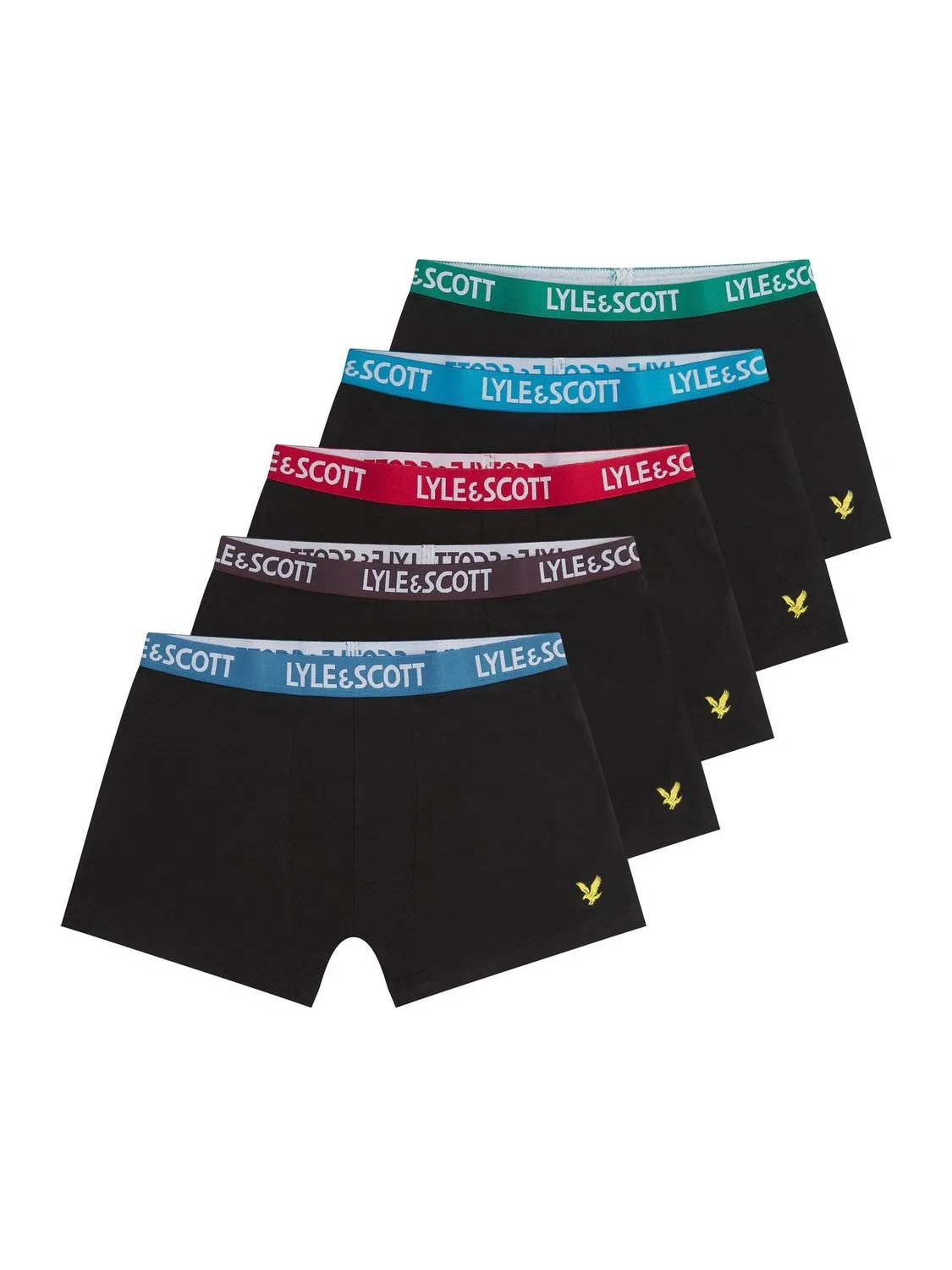 Трусы 5-pack, хлопок, Ned Lyle & Scott, черный