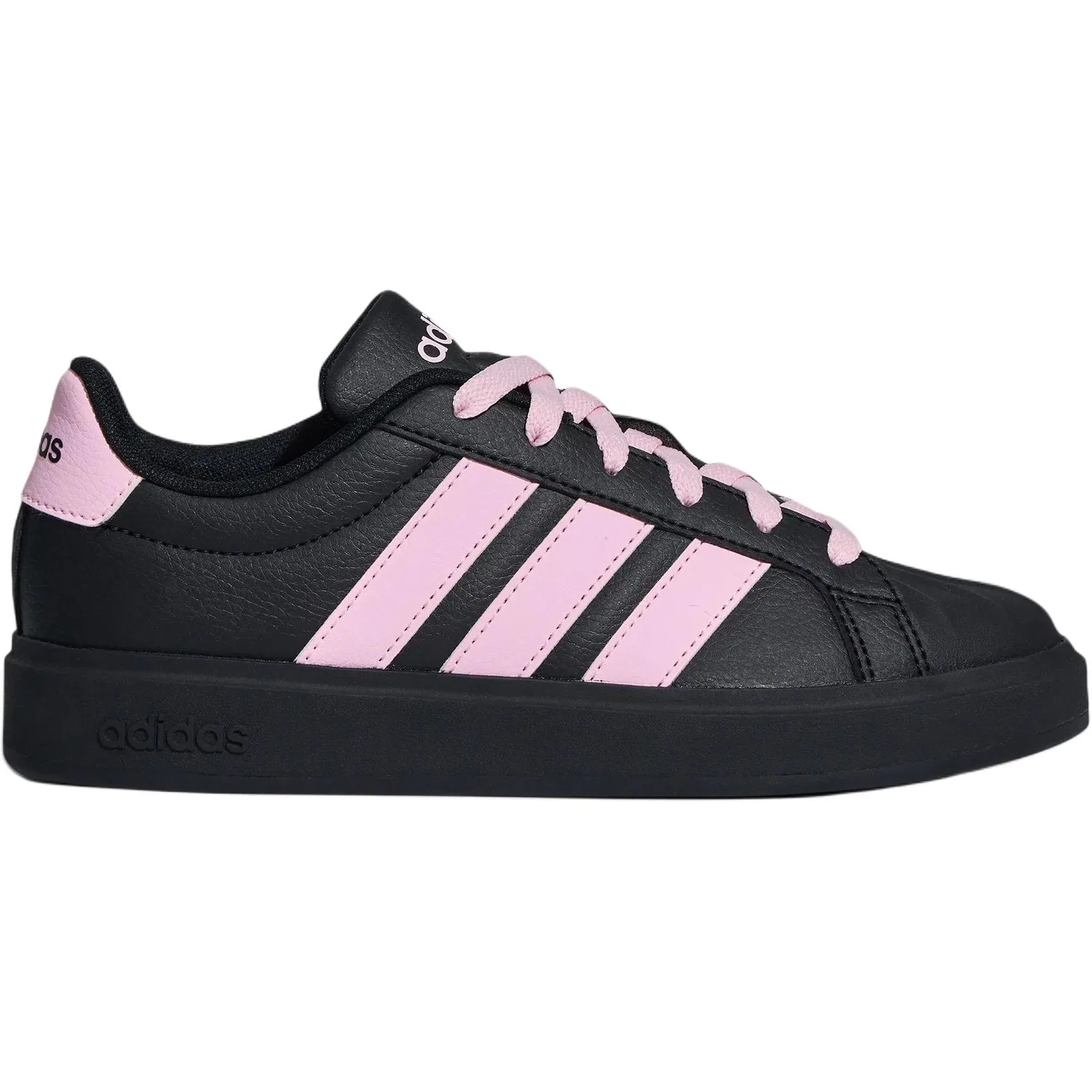 Детские кроссовки для скейтбординга STREETTALK Adidas, Black/Clear Pink — фото 3