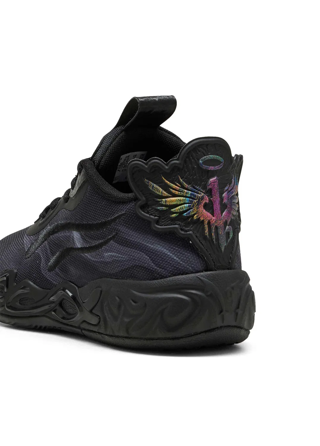 Кроссовки баскетбольные Puma MB.04 Lo Team, PUMA Black-Dark Amethyst — фото 2