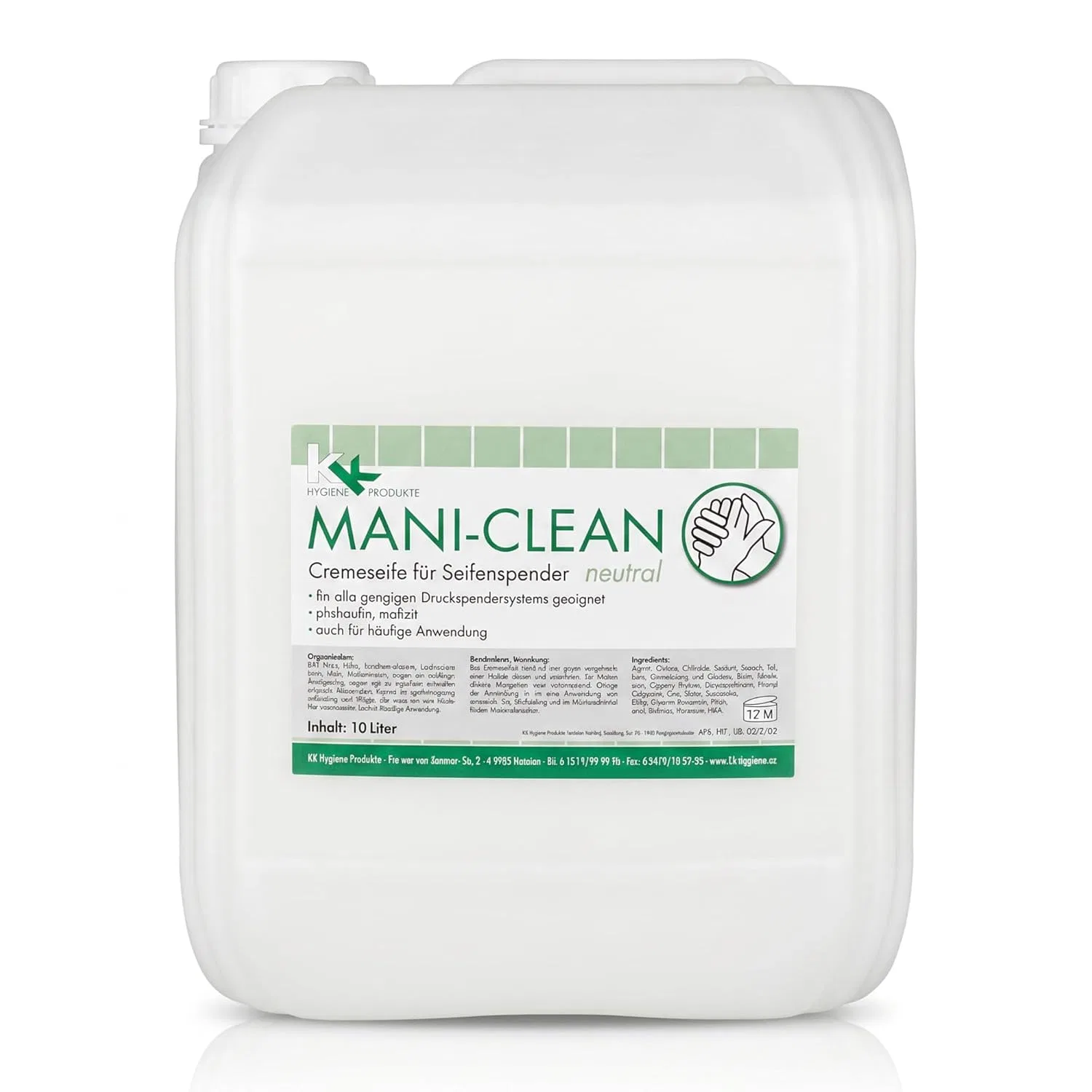Мыло для рук KK Mani-Clean Neutral, 10 л