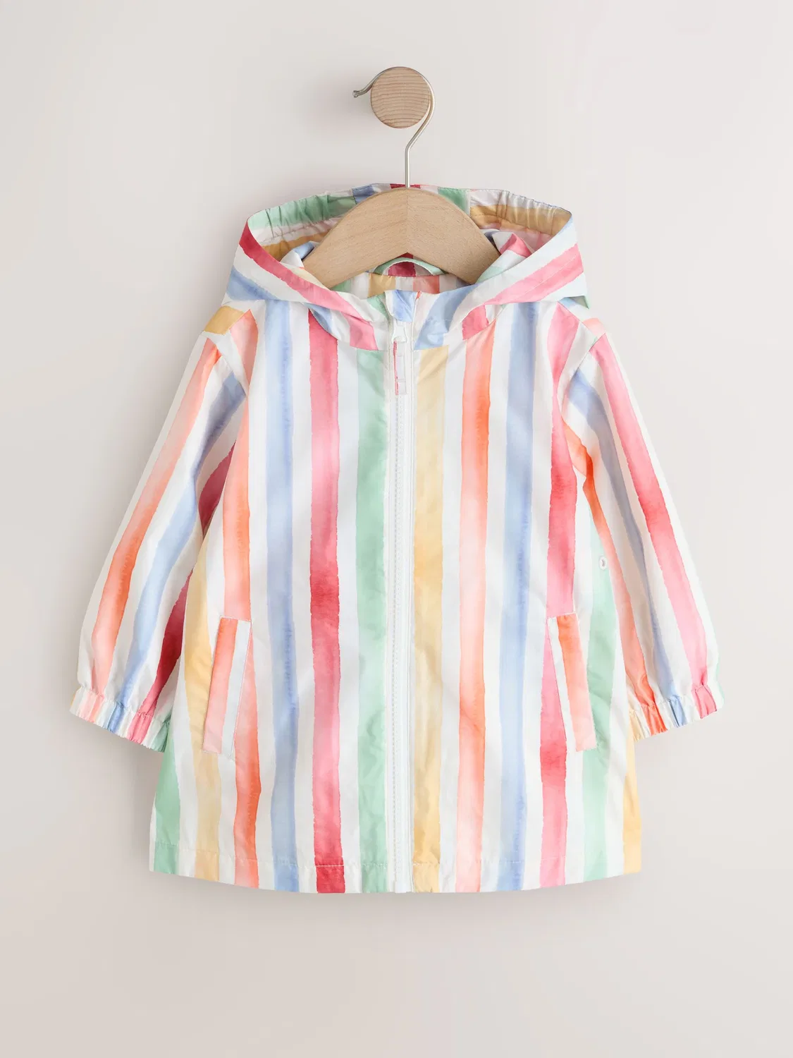 Дождевик с принтом Multi Stripe Next, мультиколор — фото 4