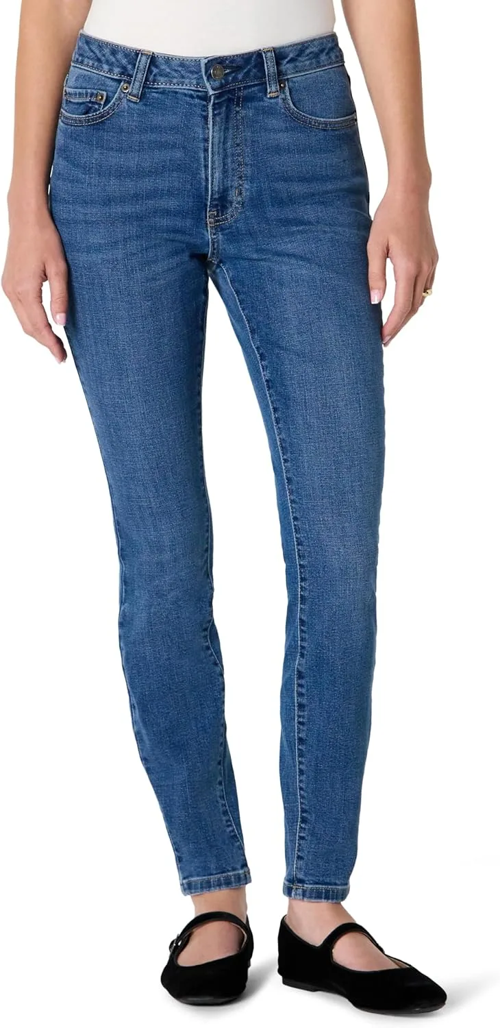 

Amazon Essentials Женские джинсы скинни с высокой посадкой