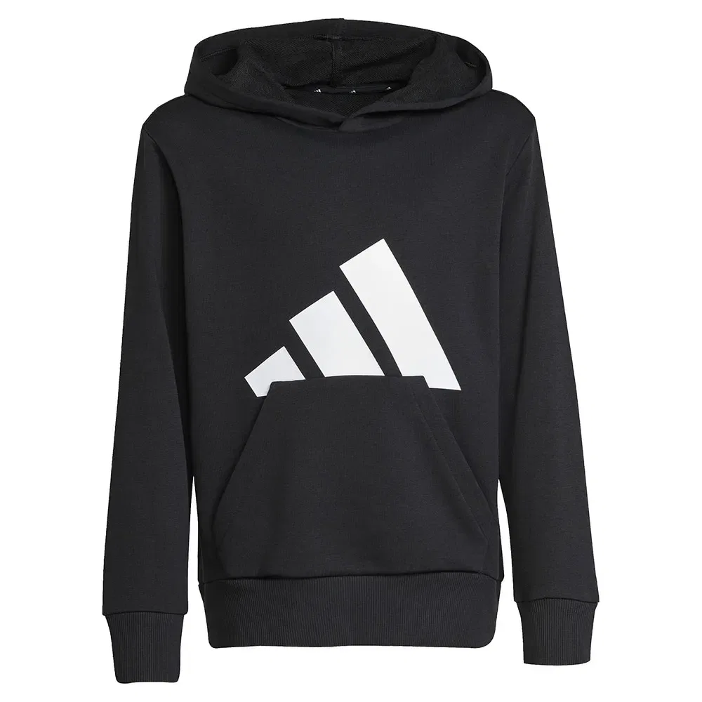 Худи Adidas Essentials Big Logo, черный — фото 3