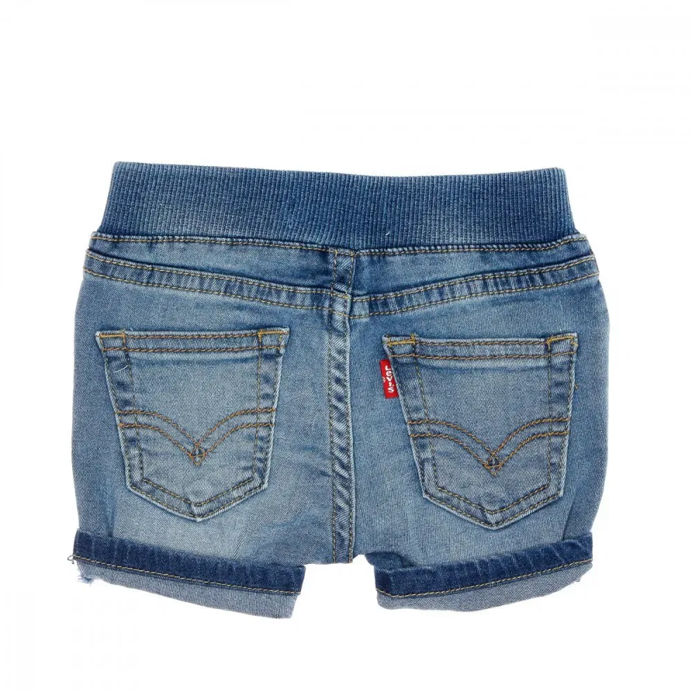 Детские шорты для девочек с эластичным поясом Levi's, Blue — фото 2
